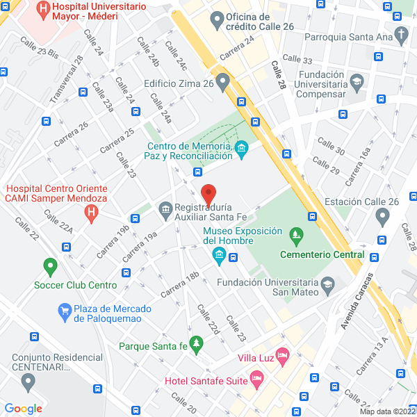 Mapa de Provifer S.A.S.