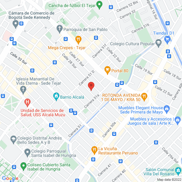 Mapa de Sequiofi Ltda.