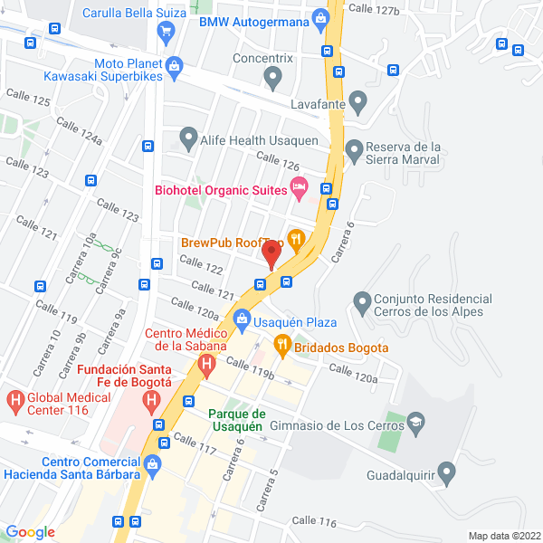 Mapa de Restaurante Chez Jack