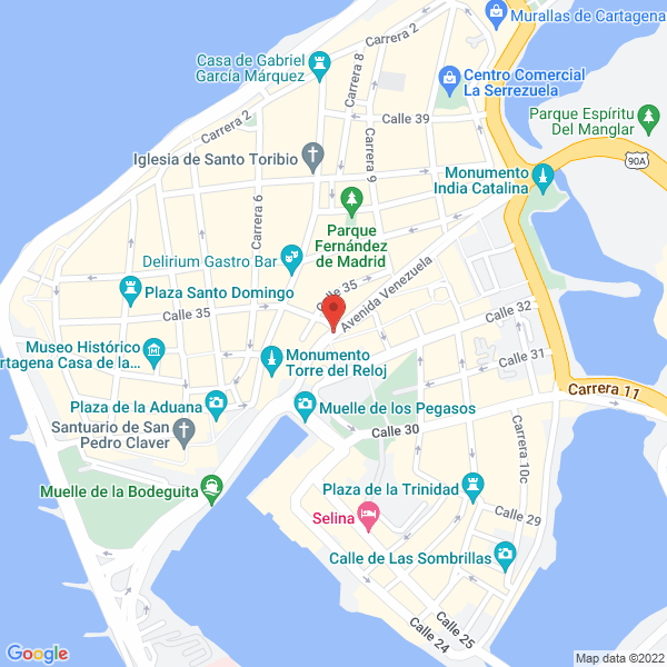 Map of Restaurante Chop Suey Viejo