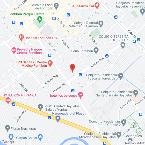 Mapa de Servicios Técnicos Aeronáuticos Ats Ltda.