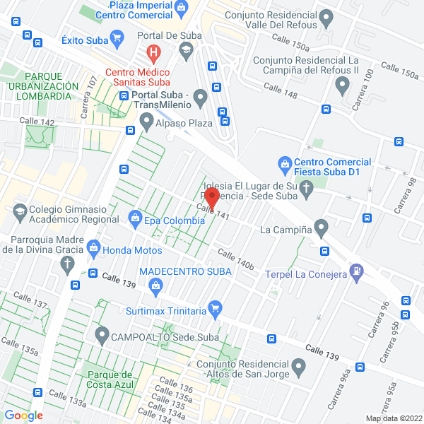 Mapa de Supermercado Bochalema Ltda.