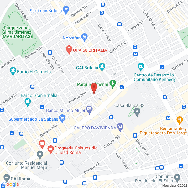 Mapa de Supermercado Univio