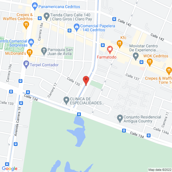 Mapa de Titan Sports S.A.S.