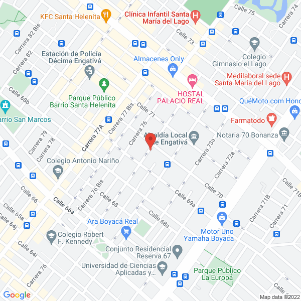 Mapa de Tivlock Ltda.