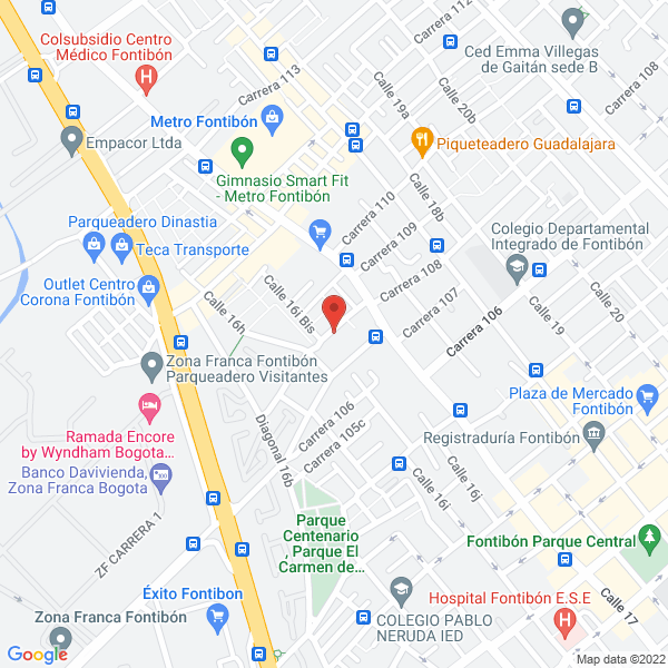 Mapa de Troquelado Maquinado Pintura Tmp Ltda.