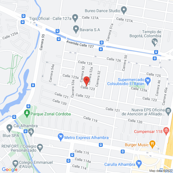 Mapa de Tnx Colombia S.A.S.