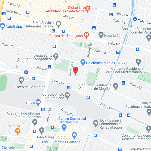 Mapa de Serviterapias Ltda.
