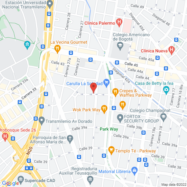 Mapa de Servivic Ltda.