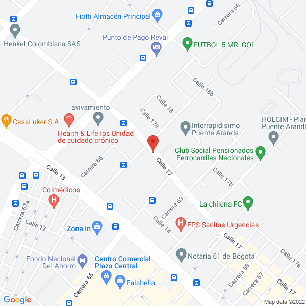 Mapa de Silplas Plásticos Industriales S.A.