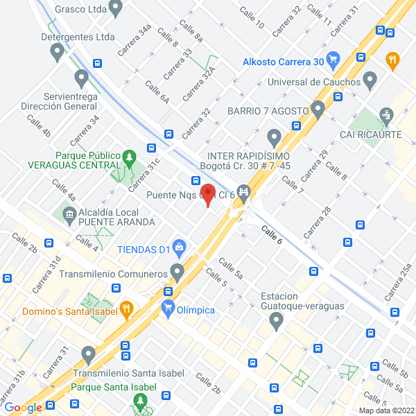 Mapa de Servi-Frenos Atlas Y Cía. Ltda.