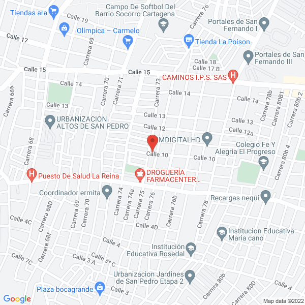 Map of Quimicosta S.A.S