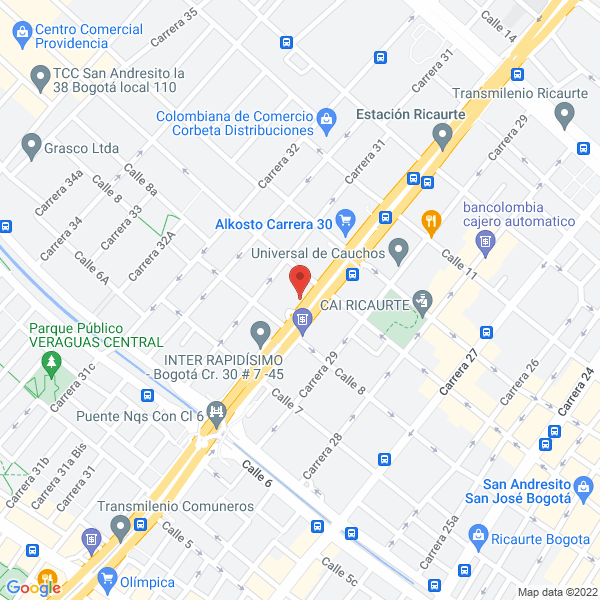 Mapa de Rc Liz Cauchos E.U.