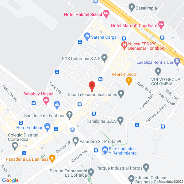 Mapa de Rcs Logistics Cargo S.A.S.