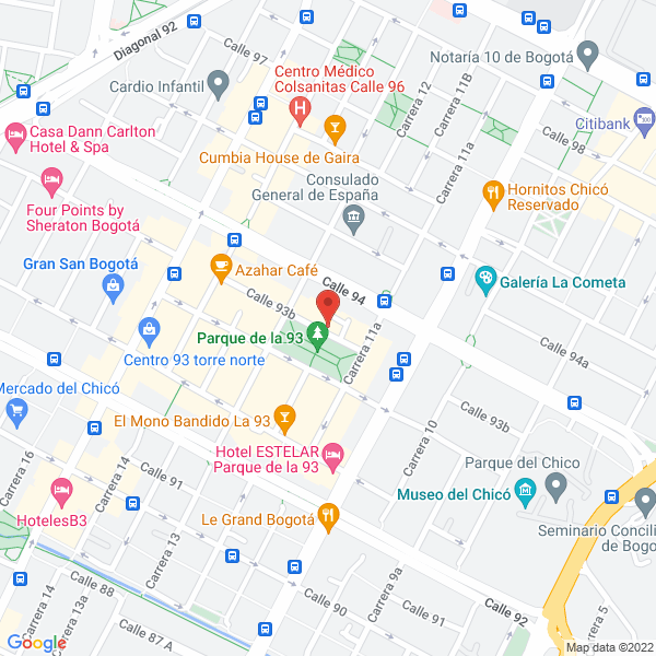 Mapa de Sweet Lemon Studio
