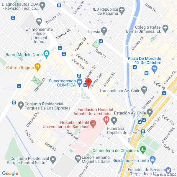 Mapa de Tecnioster