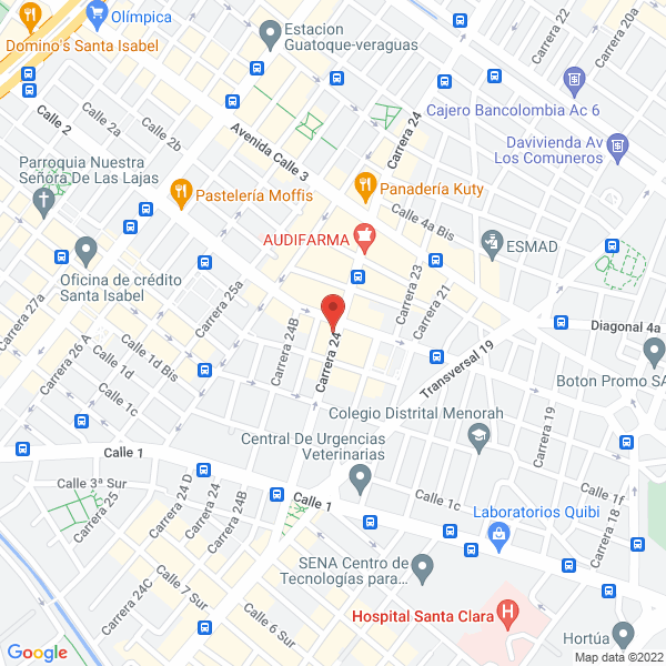 Mapa de Tecniservicios En Autógena