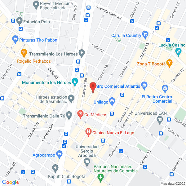 Mapa de Tekhne Ltda.