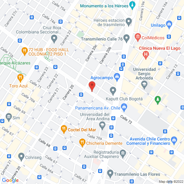 Mapa de Telefonúa Laser La Casa Fax