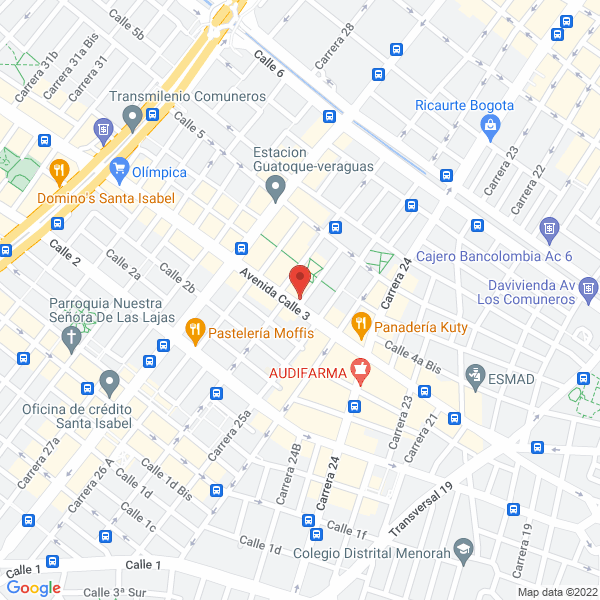 Mapa de Silva Y Muñoz Impresores Ltda.