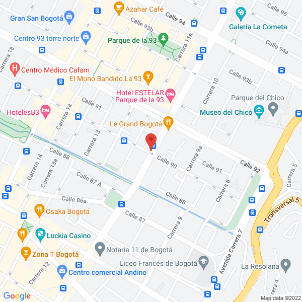 Mapa de Sinemco S.A.S.
