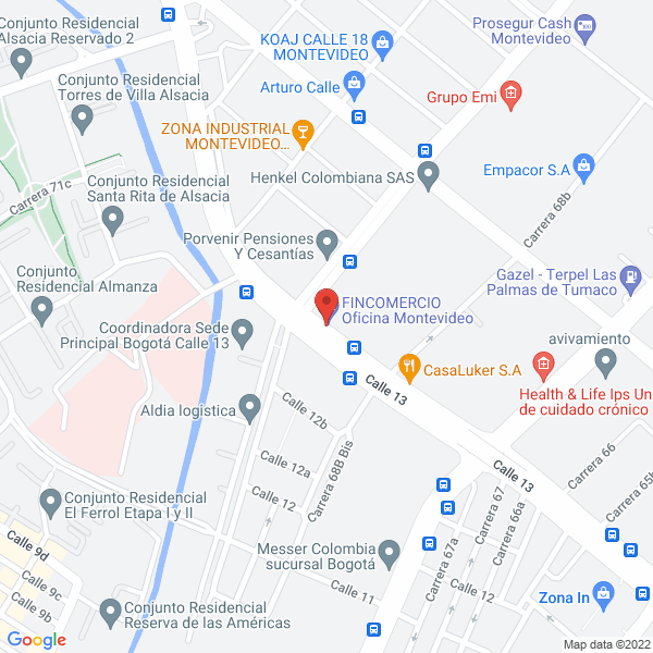 Mapa de Sinpar