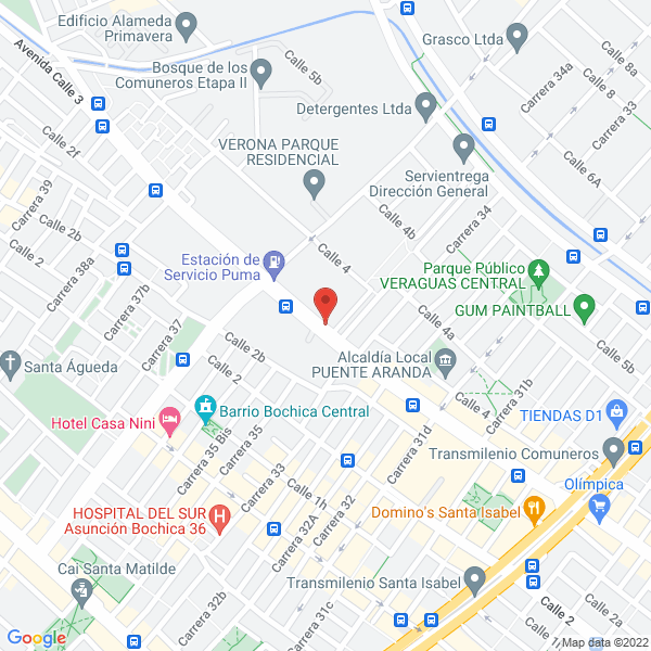 Mapa de Sitcol Goma S. A. S.