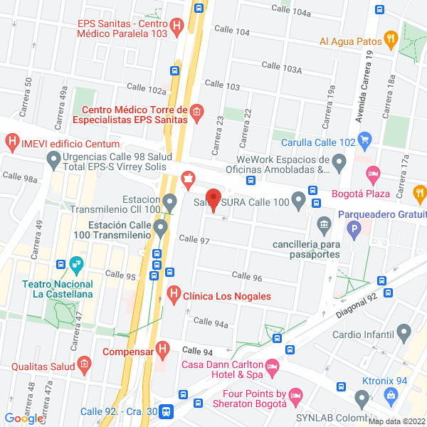 Mapa de Red Colombia S.A.