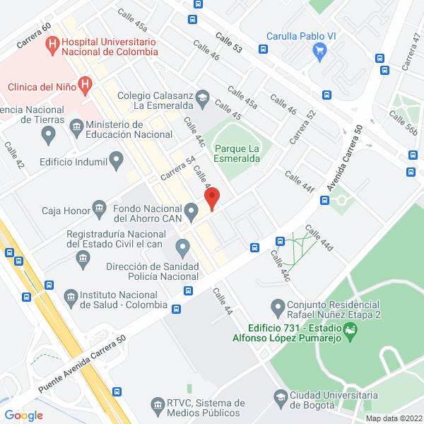 Mapa de Testek De Colombia S.A.S.