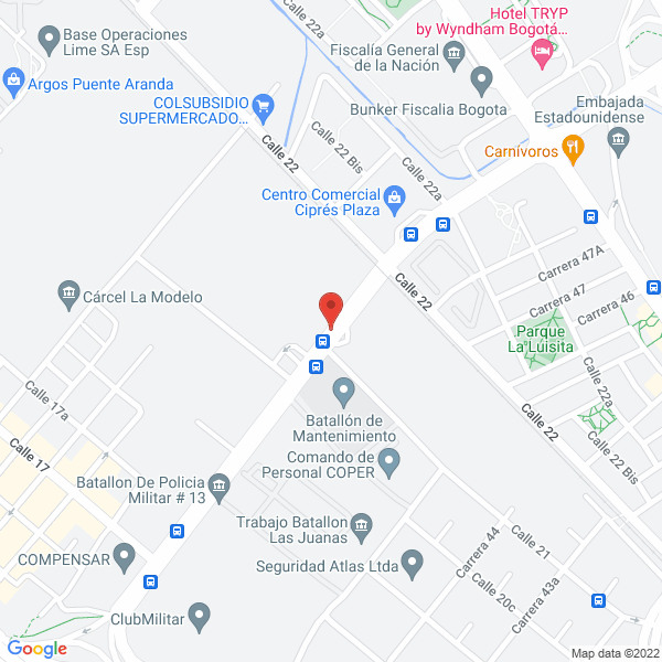 Mapa de Technodata S.A.S