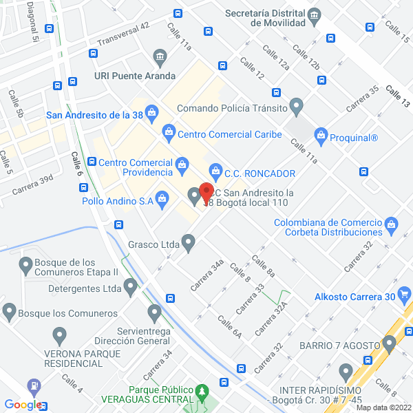 Mapa de Representaciones Lar Y Cía. S. En C.