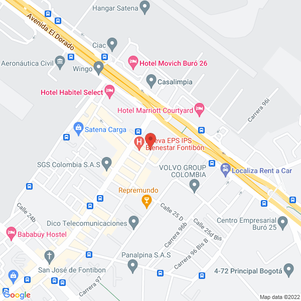 Mapa de Restaurante Chalet Gourmet
