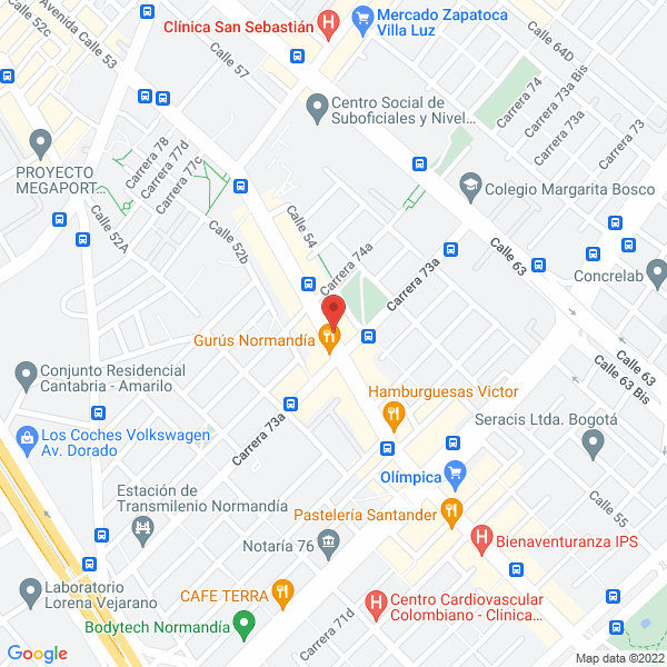 Mapa de Su Seguridad S.R.L Ltda.