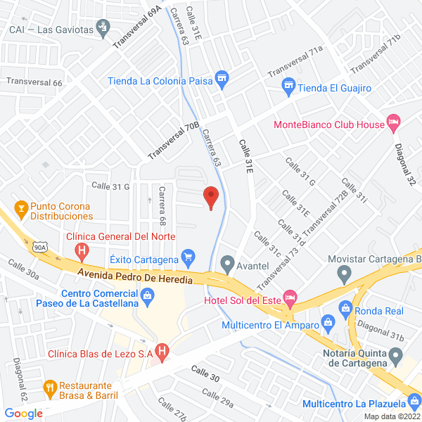 Map of Salud Sanar