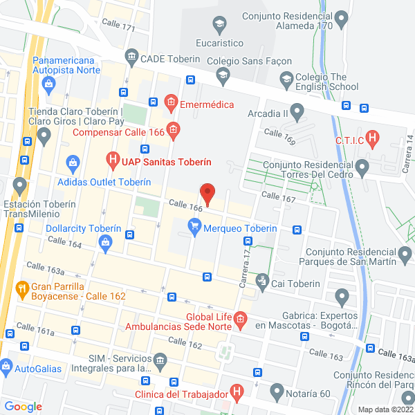 Mapa de Sanisep Services S.A.S.