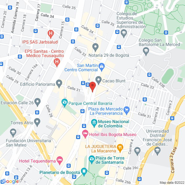 Mapa de Tisat Logistics