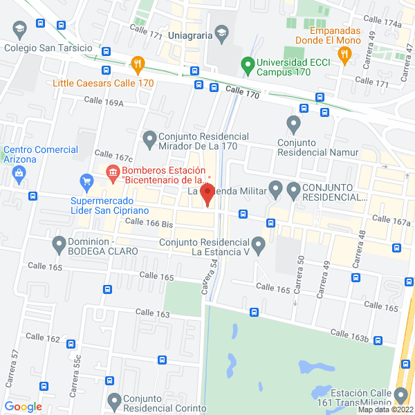 Mapa de Asesorías Contables Ospina Y Cía.