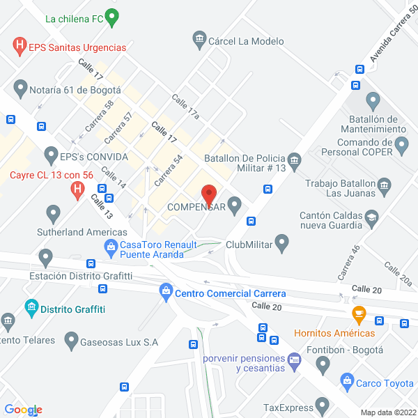 Mapa de Mecanizados Y Troquelados Sas