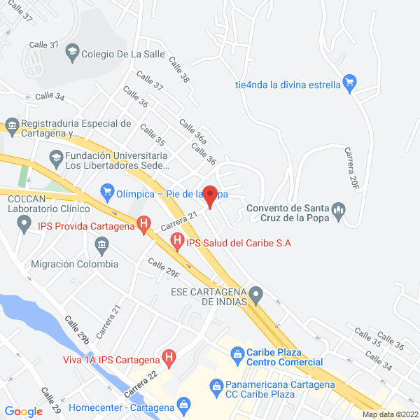 Map of Eduardo Belisario Guardo