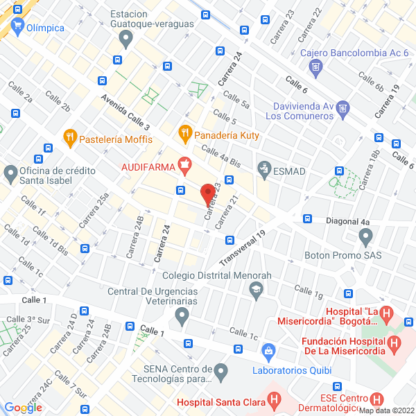 Mapa de Discopul