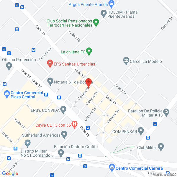 Mapa de Solincon Ltda