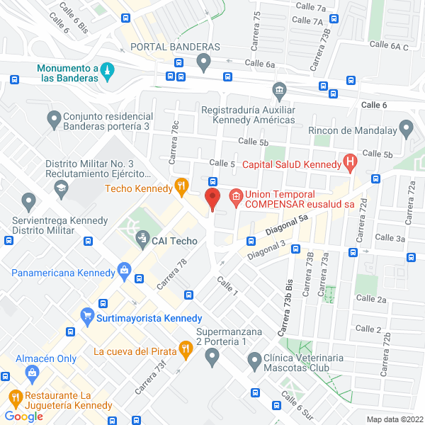 Mapa de Laboratorio Clínico Especializado Eusalud