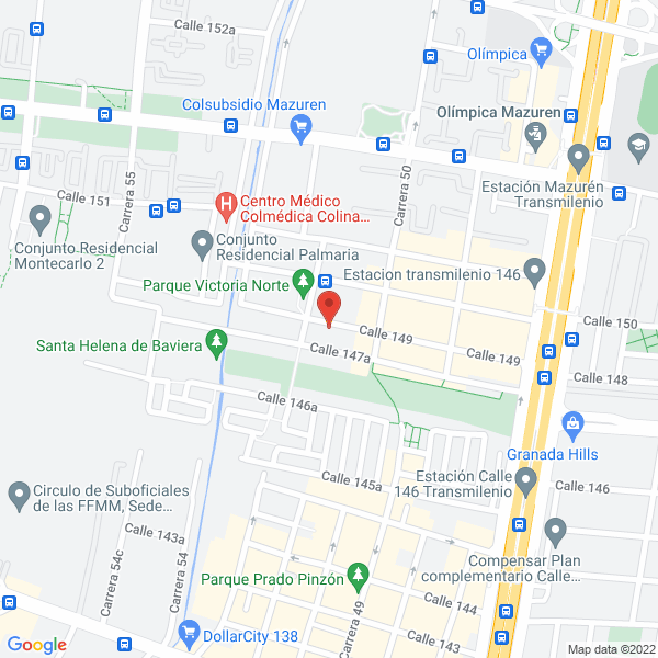 Mapa de Construcciones Lomar S.A.S