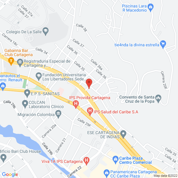 Map of Servi Repuestos Cartagena