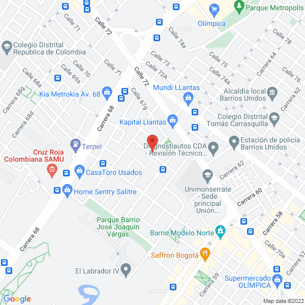 Mapa de Alquimuebles Office Line S.A.S.