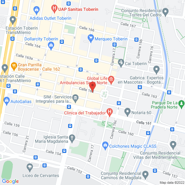 Mapa de Maquinaria Bandi Sas