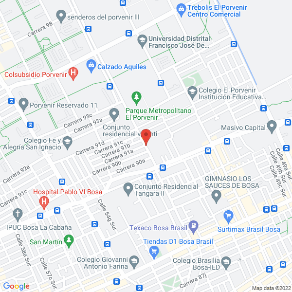 Mapa de Precocidos Nissi