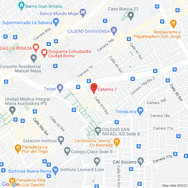 Mapa de Clinica Odontologica Santident