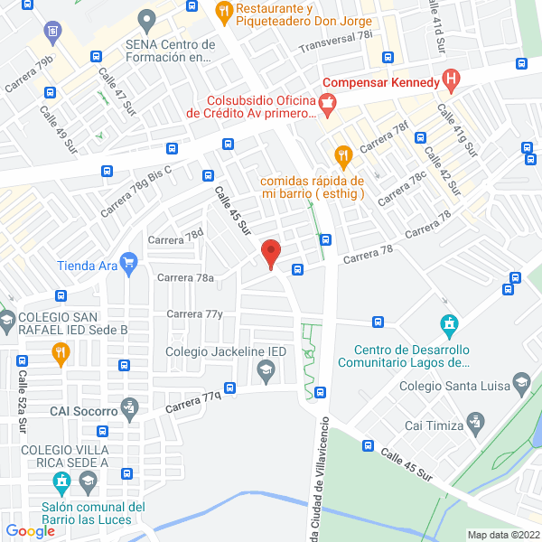 Mapa de Veterinaria El Perro De San Roque