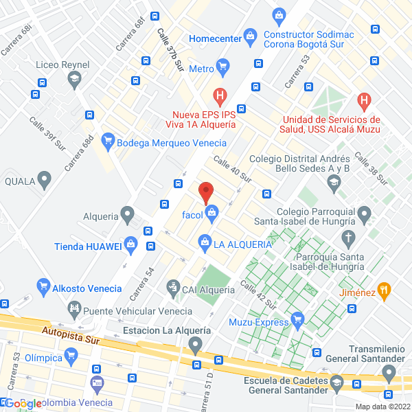 Mapa de Centro De Decoracion Exito